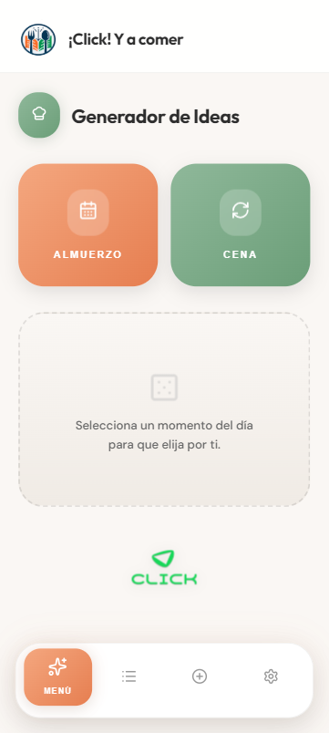 Click y a comer