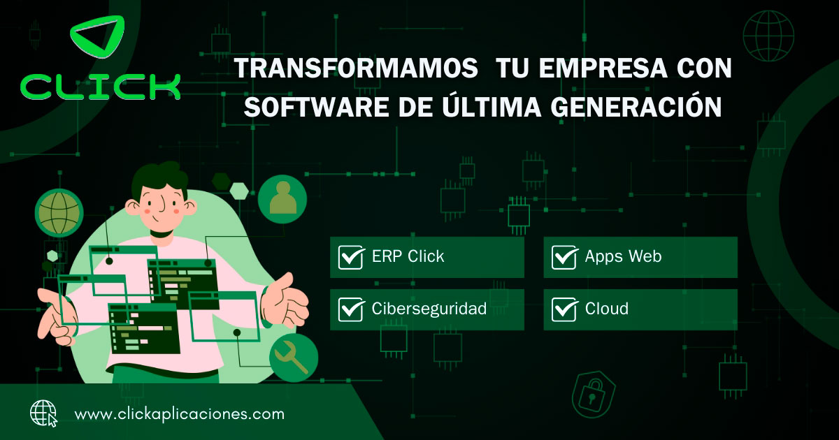 Click - Desarrollo de software, ERP y Ciberseguridad, consultoría de empresas en Móstoles